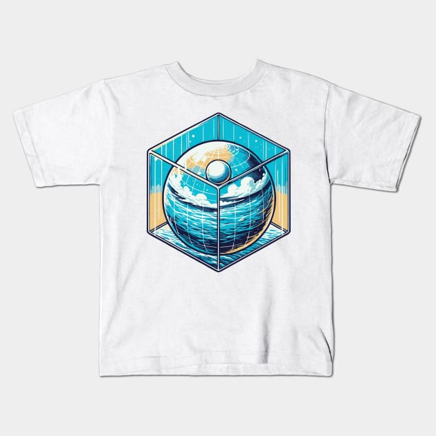 Cube UAP Kids T-Shirt by JSnipe